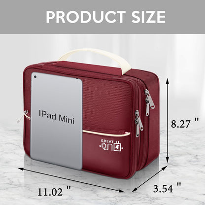CILLA Electronics Organizer Travel, Travel Cord Organizer Case, Compact Electronics Accessories Bag for Cable, Cord, Charger, Phone
