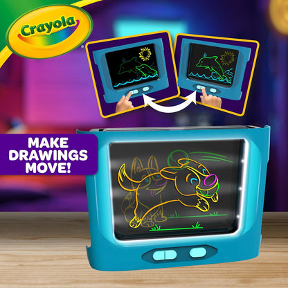 Crayola Ultimate Light Board - White, Kids Drawing Tablet, Gifts for Kids, LED Drawing Board, Sketching Art Projector, Toys for Boys & Girls, 6+