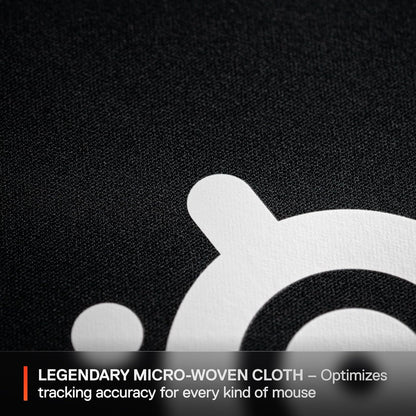 SteelSeries QcK Gaming Mouse Pad - XXL Cloth - Peak Tracking and Stability - Esports Mousepad - Never-Slip - Full Desk Coverage