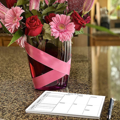 TO DO List Planner Notepad, 60 Page Planning Pad. Undated ToDo Checklist w/Priority & Note Sections. Organize & Track Projects, Clients or Daily Tasks. 8.5 X 11, A4 Tear Sheets.