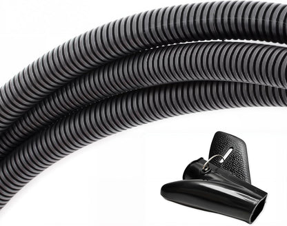 ZhiYo 100 FT 1/4” Wire Loom Split Tubing Auto Wire Conduit Flexible Cover