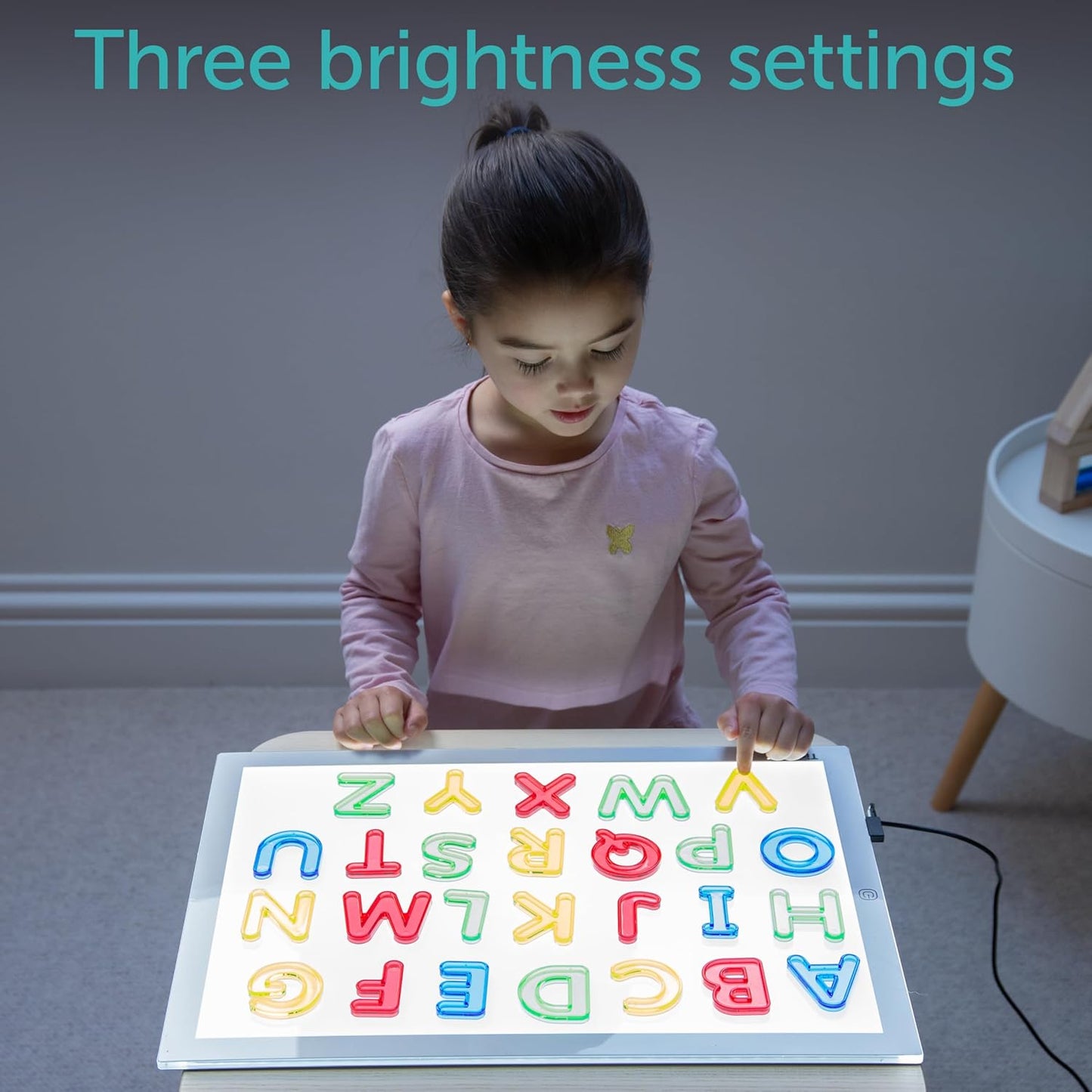 tickit Light Panel | Rectangular | Ultra Bright LED | Adjustable Brightness | Light Board for Kids | Tracing, Sensory Exploration and Color Mixing
