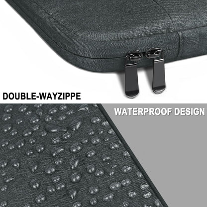 Laptop Sleeve 14 Inch, Water Resistant Traveling Computer Cover with Handle, Shockproof Protective Carrying Laptop Case Compatible for 14 Inch MacBook Air/Pro, HP, Dell, Asus, Lenovo, Black