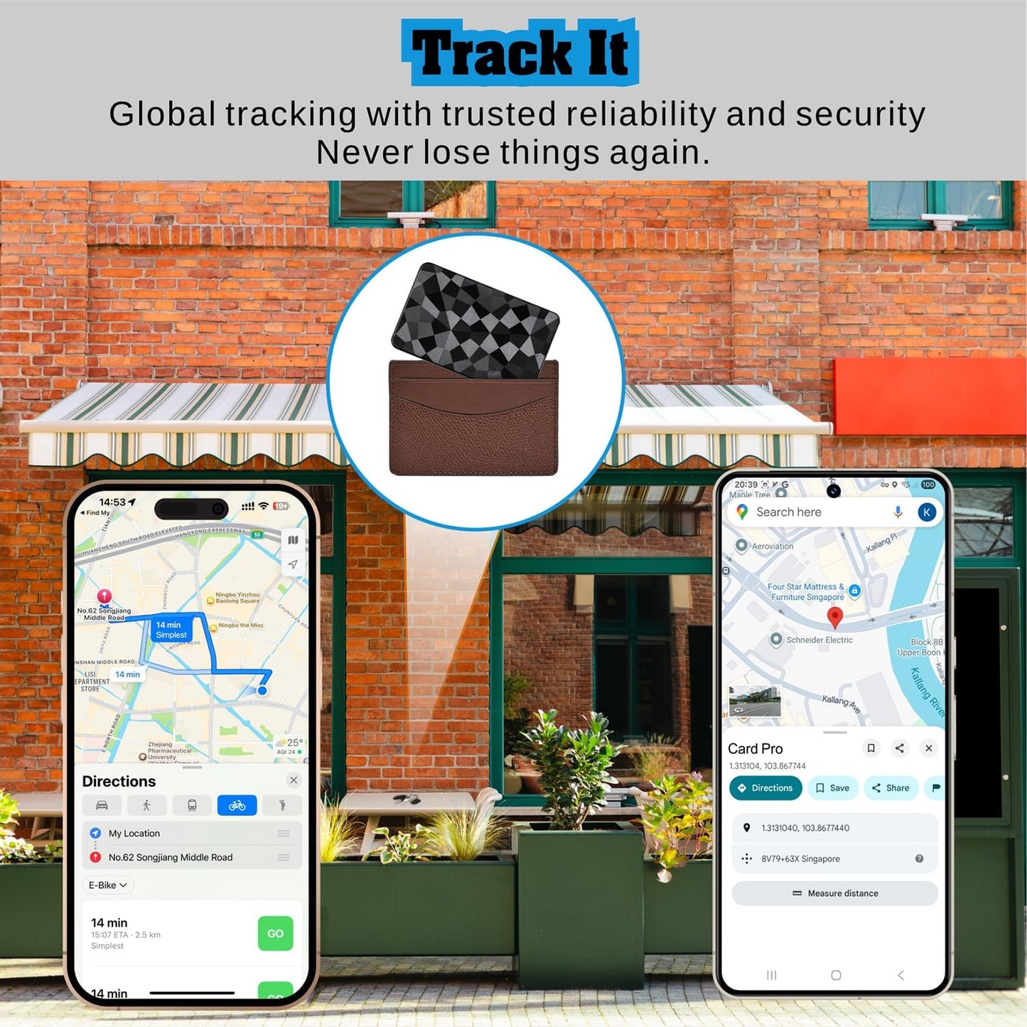 2026 New Wallet Tracker for Both iOS & Android Phones, Dual System Rechargeable Tracking Card Compatible with Apple Find My & Google Find Hub Device for Luggage, Passport, Purse Gift