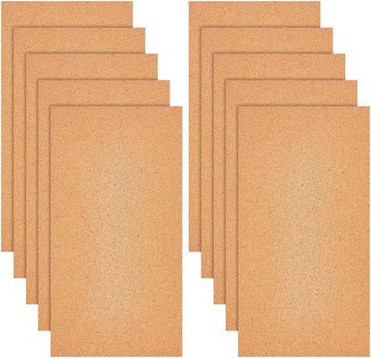 OLYCRAFT 2PCS Square Bulletin Boards 6 x 6 inch Non Self-Adhesive Wood Cork Board 0.6 inch Thick Square Cork Board Cork Tiles for Wall Decoration, Party and DIY Crafts Supplies