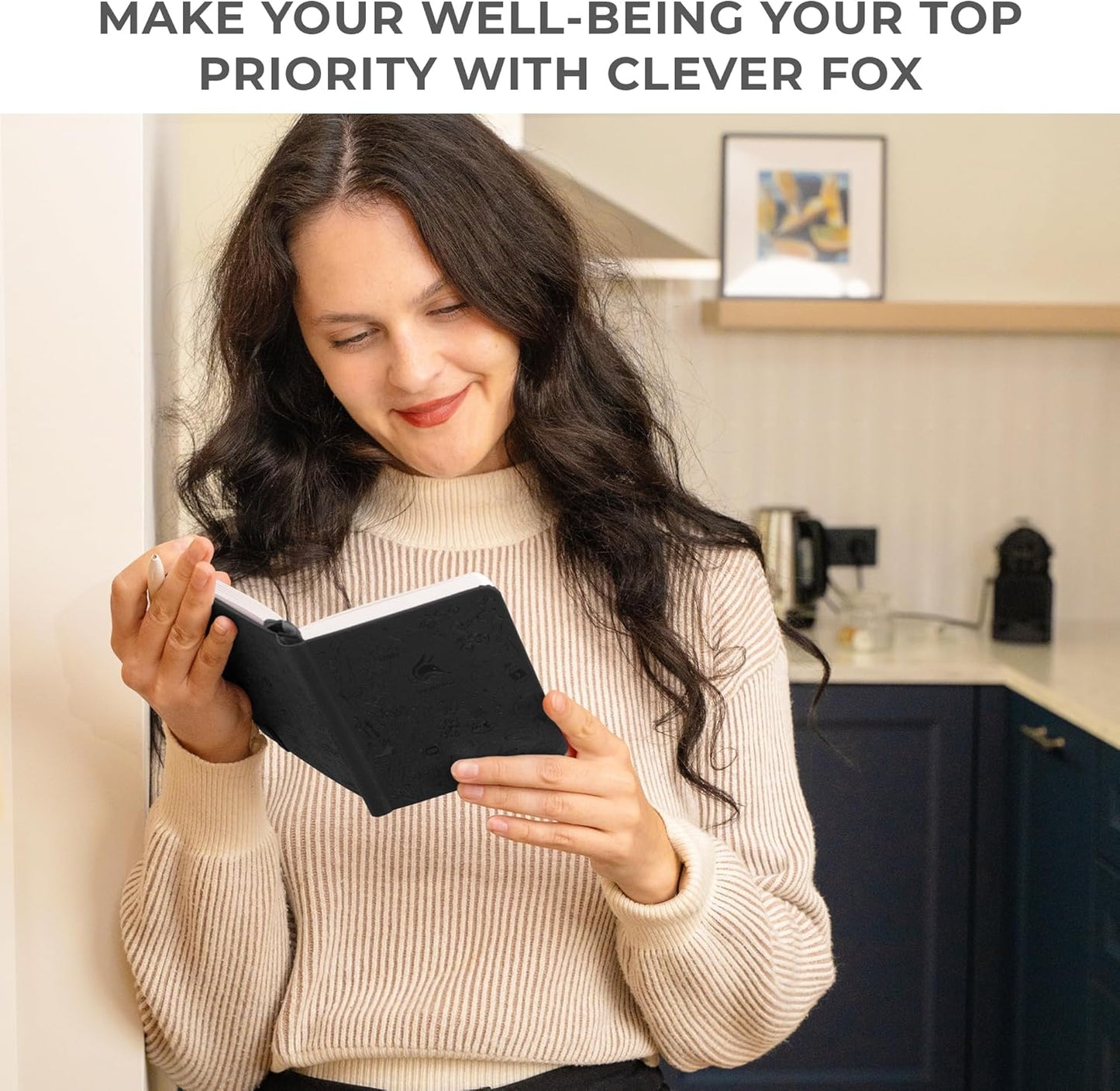 Clever Fox Fitness & Food Journal – Nutrition & Workout Planner for Women & Men – Diet & Gym Exercise Log Book with Calendars, Diet & Training Trackers - Undated, A5 Size, Hardcover (Forest Green)
