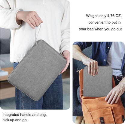 DTTO 9-11 Inch Tablet Sleeve with Handle for iPad 11-inch A16 / Air 11-inch M3 M2, iPad 10th Gen 10.9", iPad 9/8/7th Gen 10.2", iPad Air 5/4th Gen 10.9", iPad Pro 11, Galaxy Tab A9+, Blue