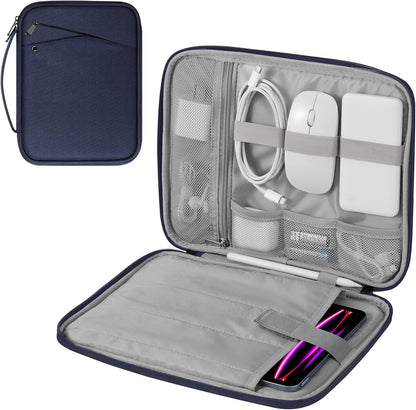 MoKo 9-11 Inch Tablet Sleeve Carrying Case with Handle, Padded Protective Travel Bag for New 11-inch iPad Air 4 2026/Pro M5/ A16, iPad 10th/Air 5/4th 10.9, i-Pad 9/8th 10.2,Tab S9/S8 11, Black