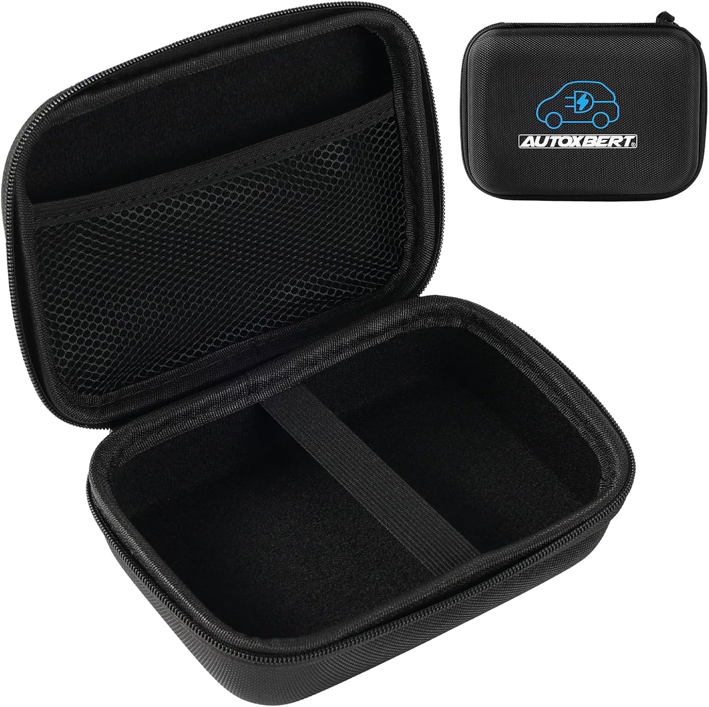 NACS to CCS1 Adapter Storage Case for Tesla 8.46"x4.92" EVA Charger Adapter Case Cover Protective Bag Compatible with Tesla Ford Hyundai Kia GM Supercharger Adapter NACS to CCS1 Fast Charge