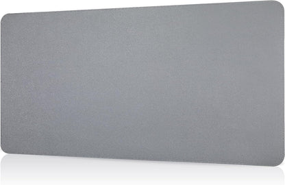 Dual-Sided Desk Pad, Large Mouse Pad - Natural Cork & PU Leather Non-Slip Waterproof Desk Mats for Office and Home (Blue, 31.5" x 15.7")