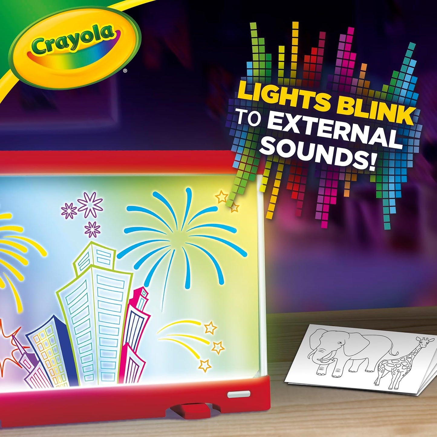 Crayola Ultimate Light Board - White, Kids Drawing Tablet, Gifts for Kids, LED Drawing Board, Sketching Art Projector, Toys for Boys & Girls, 6+