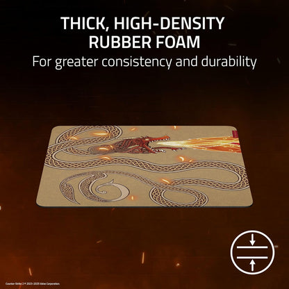 Razer Gigantus V2 Cloth Gaming Mouse Pad (XXL): Thick, High-Density Foam - Non-Slip Base - Classic Black