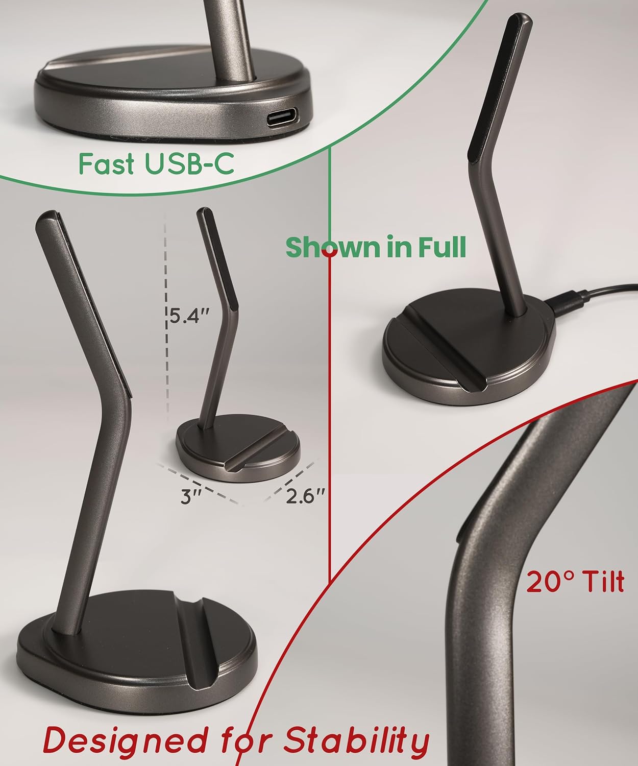 Magnetic Charger Stand for Apple Pencil 2nd Generation Only: Elegant 2-in-1 Wireless Charging Stand & Groove Holder for iPad Pencil 2nd Gen–Perfect Charging, Storage, and Desktop Decor Partner