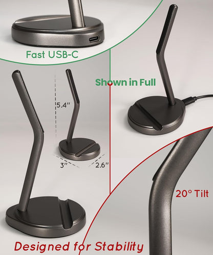 Magnetic Charger Stand for Apple Pencil 2nd Generation Only: Elegant 2-in-1 Wireless Charging Stand & Groove Holder for iPad Pencil 2nd Gen–Perfect Charging, Storage, and Desktop Decor Partner
