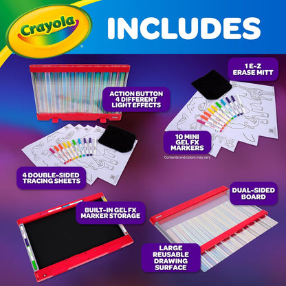 Crayola Ultimate Light Board - White, Kids Drawing Tablet, Gifts for Kids, LED Drawing Board, Sketching Art Projector, Toys for Boys & Girls, 6+