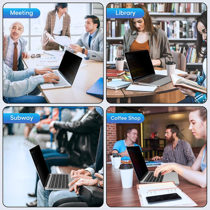 Yamaya Laptop Privacy Screen 15.6 Inch, Removable 16:9 Aspect Privacy Filter Screen Protector for 15.6 Inch Laptop, Blue light reduction Computer Monitor Privacy Protector