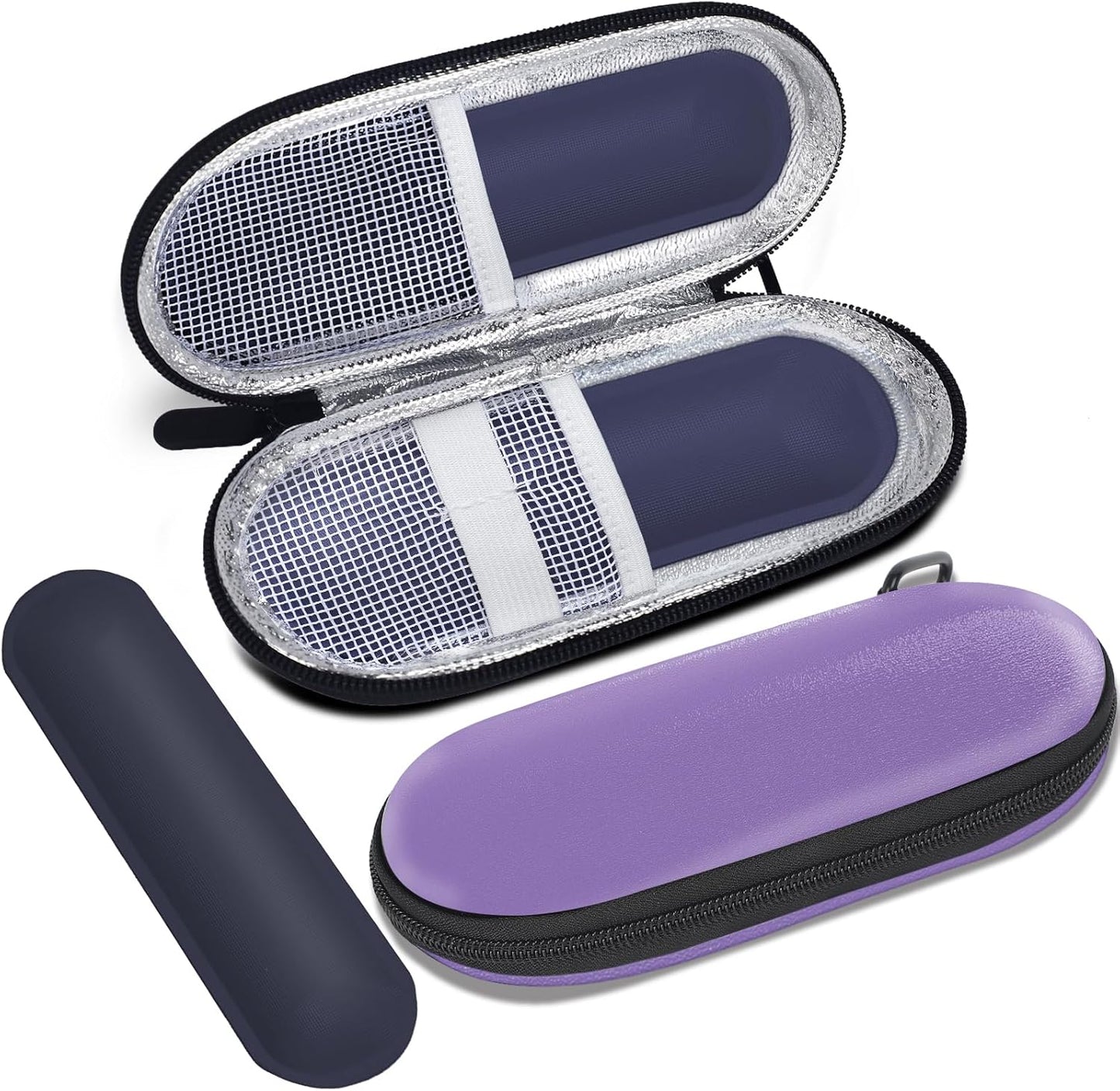 MOSLA Insulin Cooler Travel Case with 2 Reusable Ice Packs for Insulin Pen Portable Medical Cooler Bag for Diabetes and Other Diabetic Supplies for The Daily Life and Trip