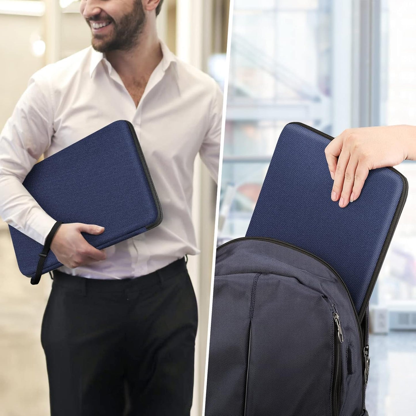 FINPAC Hard Laptop Sleeve Case for MacBook Neo A18 Pro,13 inch MacBook Air 2026 M5/M4/M3/M2/M1,14 inch MacBook Pro 2026 M5/M4/M3/M2 Pro/Max,Waterproof Case for Dell,Surface Laptop,HP,Acer,Black | Hard