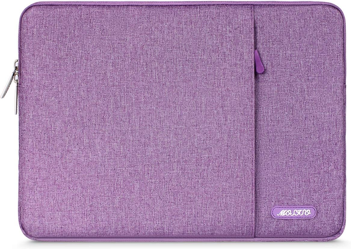 MOSISO Laptop Case 13.3 inch, 13-13.3 inch Laptop Sleeve Compatible with MacBook Air/Pro 13/Pro 14 M5 M4 M3 M2 M1, HP Dell ASUS Lenovo,Polyester Vertical Computer Sleeve Bag with Pocket, Antique Green - Colors A