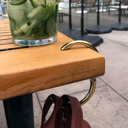 Clipa Bag Hanger - The Ring that Opens Into a Hook, Closes Automatically | Hangs Almost Anywhere in Just 1/2" of Space | Holds 33 lbs | 9 Styles | 3 yr Warranty