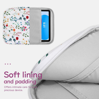 Dadanism 9-11" Tablet Sleeve Bag Carrying Case for iPad (A16) 11th Gen 11", iPad 10th Gen 10.9" Air 5/4, iPad Air M4/Pro 11", iPad 9/8/7th, Galaxy Tab A11+ Plus 11", Remarkable 2 10.3", Black