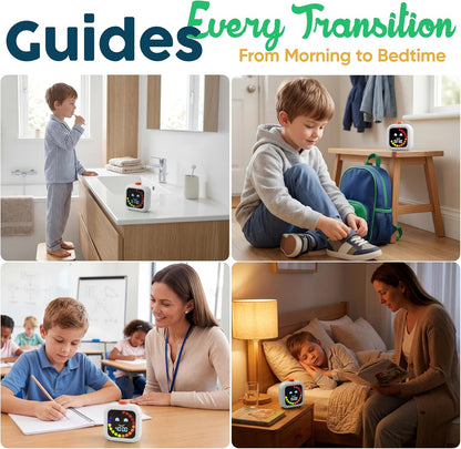 Digital Visual Timer for Kids - Rechargeable, Silent Count Up/Down for Calmer Routines - 99 Min Countdown Kids Timer for Classroom, Home & Therapy - Builds Focus & Independence