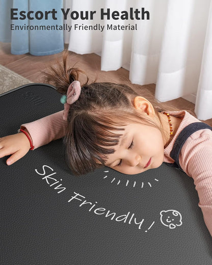 SAIJI Leather Lap Desk Laptop Bed Tray Table, Adjustable Laptop Stand for Bed, Portable Lightweight Standing Desk for Writing Eating Reading Couch Sofa Floor for Adults Kids (20.5"*11.8",Gray)