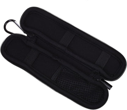 Cosmos Black Color EVA Hard Shell Stylus Pen Pencil Case Holder Compatible with Apple Pencil, Wacom Stylus Executive Fountain Pen, Ballpoint Pen, Stylus Touch Pen
