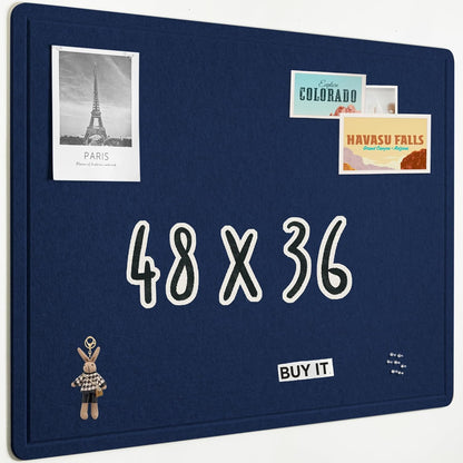 AKTOP Bulletin Board, 24" x 16" Foldable Felt Notice Pin Board for Wall, Decorative CorkBoard Photo Display Board with Self-Adhesive Tape, Vision Board Cork Board Alternative with 25 Pushpins - Latte