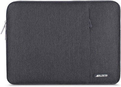 MOSISO Laptop Case 13.3 inch, 13-13.3 inch Laptop Sleeve Compatible with MacBook Air/Pro 13/Pro 14 M5 M4 M3 M2 M1, HP Dell ASUS Lenovo,Polyester Vertical Computer Sleeve Bag with Pocket, Antique Green - Colors A