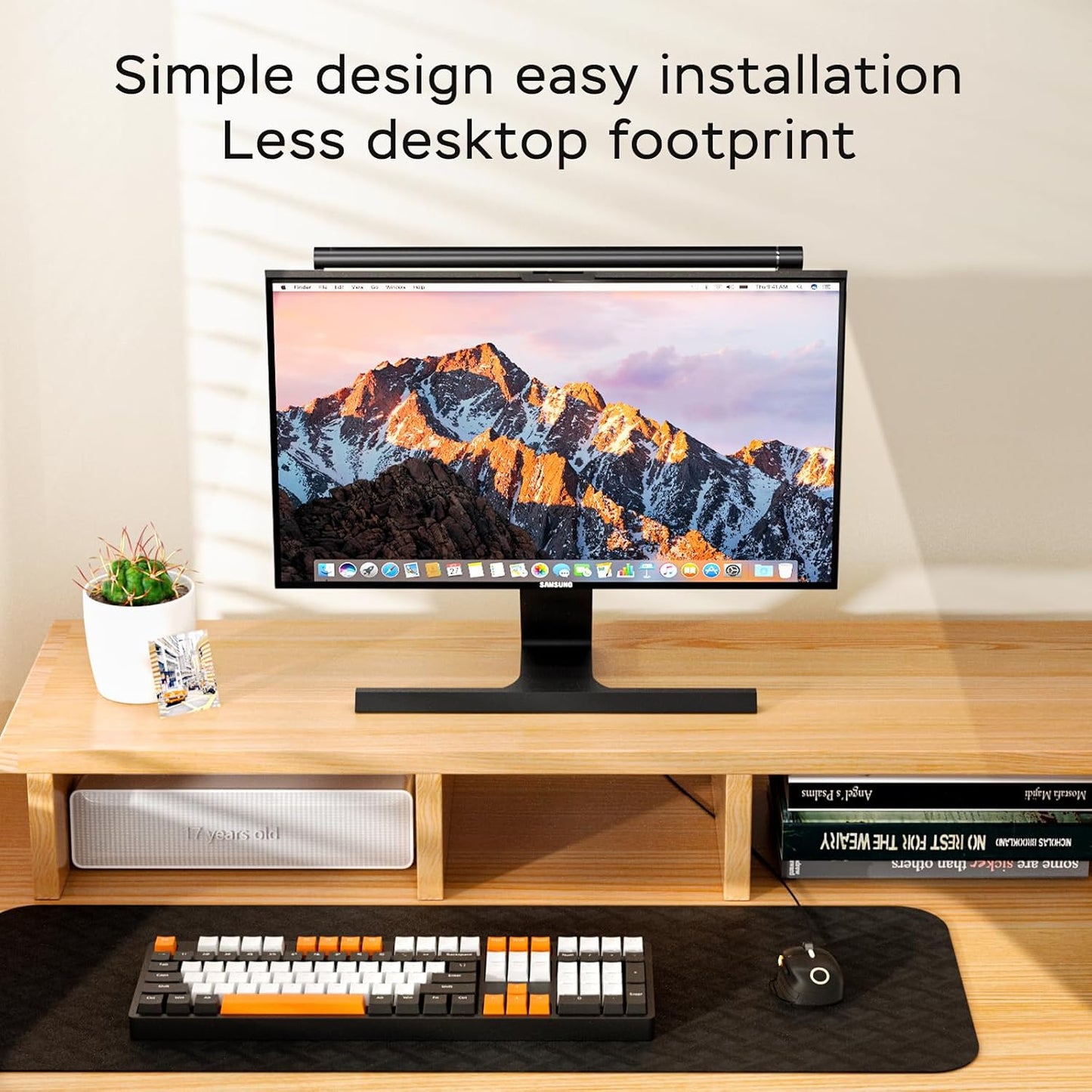 Monitor Light Bar，Computer Light Bar， Dimmable Screen USB Reading Lamps, Suitable for Flat-PanelDisplays of Different Sizes, USB Powered,No-Glare Eye Protection Home Office LED Work Light
