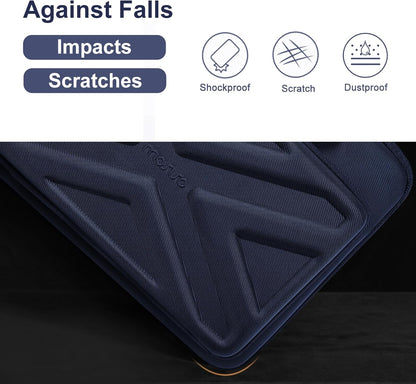 MOSISO 15.6-16 inch Laptop Hard Case, 15 inch Shockproof Waterproof Laptop Case Hard Shell Compatible with MacBook HP Dell, Carrying Sleeve Computer Bag with Sturdy Handle&Front Pocket&Belt, Black