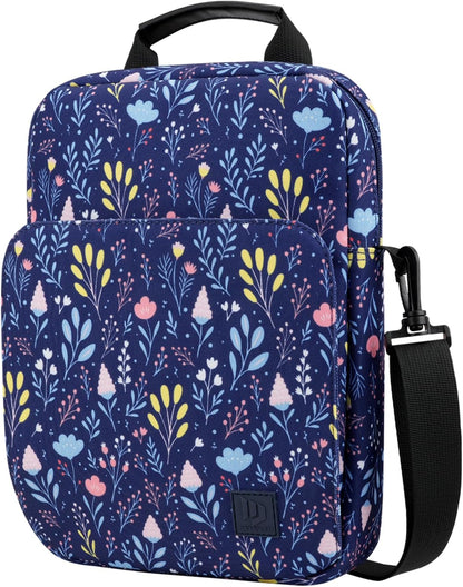 Dadanism 9-11 Inch Tablet Sleeve Bag Carrying Case with Shoulder Strap for iPad (A16) 11", iPad 10th Gen 10.9", iPad Air M4/Pro M5 11", iPad 9/8/7th 10.2", Galaxy Tab A11+ Plus 11", Cloudy Pink
