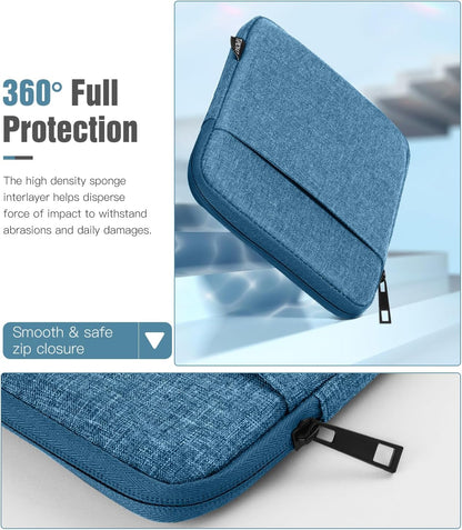 TiMOVO 9-11" Tablet Sleeve Bag for iPad 11-inch A16 2025, iPad 10.9"/10.2"| Air 11 Inch/5th/4th Gen. 10.9", Galaxy Tab A9+/A11Plus 11", Protective Bag Fit Smart Keyboard, Dusty Blue