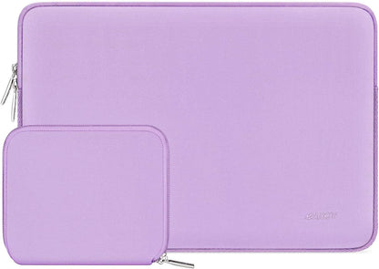 MOSISO Laptop Case 13.3 inch, 13-13.3 inch Laptop Sleeve Bag Compatible with MacBook Air/Pro 13/Pro 14 M5 M4 M3 M2 M1, HP Dell ASUS Lenovo, Neoprene Computer Sleeve Bag with Small Case, Baby Pink - Colors A