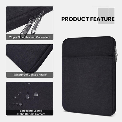 Tablet Sleeve for 2026 iPad A16, 11 inch iPad Air M4 M3 M2, Pro M5, Amazon Fire Max 11 Tablet/Kindle Fire HD 10/10 Plus, Galaxy Tab A9+ Plus Bag, Black