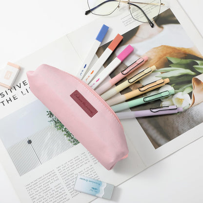 Mr. Pen- Cute Pencil Case Pouch, Multipurpose Canvas Bible Pencil Pouch, Smooth Zipper, Premium Material, Neat Stitches, Ideal for Stationery, Cosmetics, Electronics, School, Office, Travel