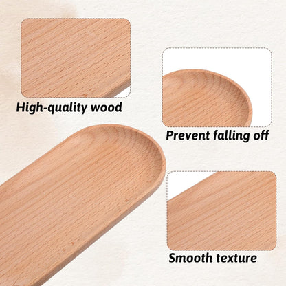 Pen Tray Wooden Pencil Tray for Desk Wood Pencil Holder Wooden Desk Accessories Suitable for Home, Office Art Accessories
