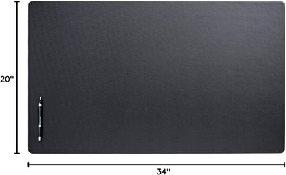 Dacasso Leather Desk Pad Without Side Rails