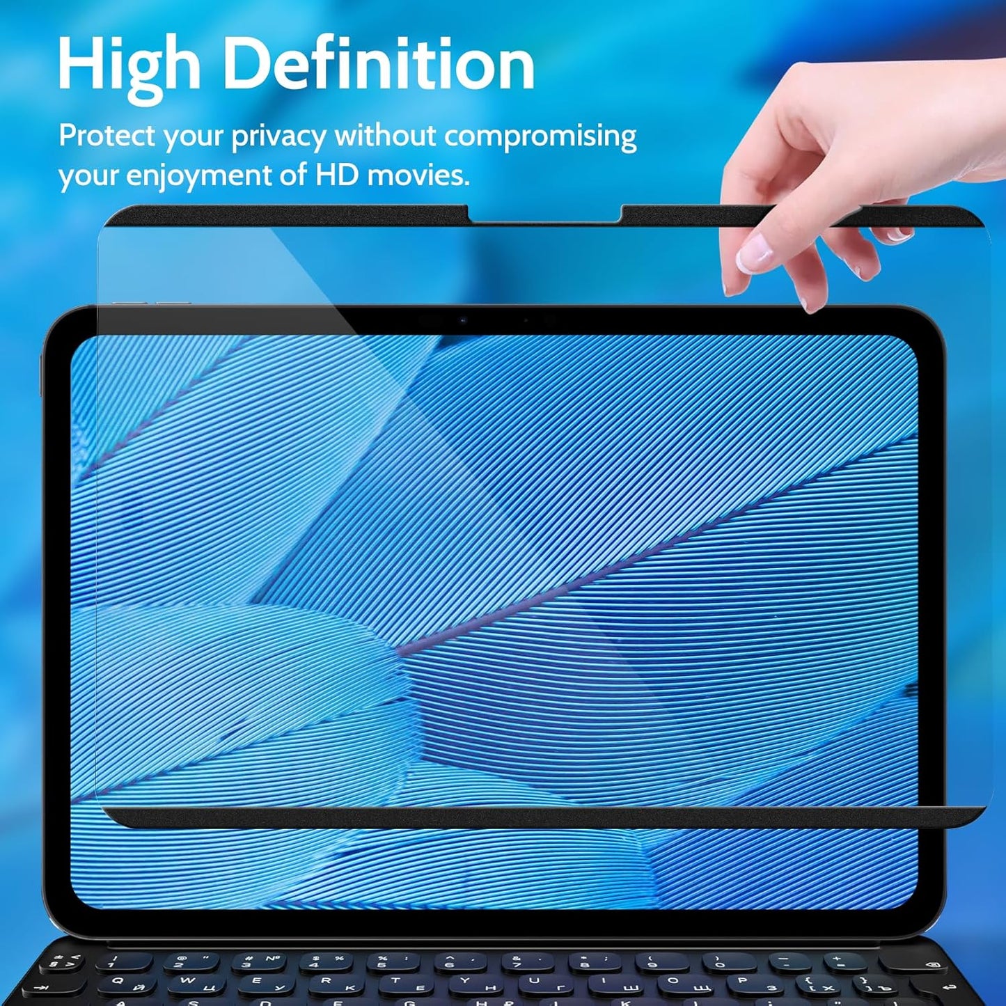 Peslv Magnetic Privacy Screen for Surface Laptop 6/5/4/3/2/1 13.5 Inch, Removable Anti Blue Light Glare Filter, Black Security Private Apy Block Protector