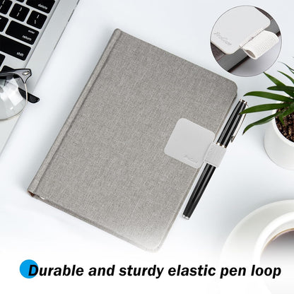 ProCase (5 Pack) Pen Loop Holder for Notebooks Journals Planners Tablet Case, Self Adhesive Leather Pencil Holder with Elastic Loop for Pens, Apple Pencil, Stylus Pen -Black