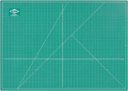 ALVIN GBM Self-Healing Cutting Mat 48 x 96 inch | Double-Sided Green/Black | 5-Layer Gridded Surface for Arts, Crafts and Sewing - Model GBM4896