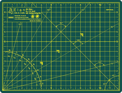 Elan Cutting Mat 36x72 Green, Extra Large Self Healing Cutting Mat 36 x 72 Inch, 5-Ply Craft Board Green, Hobby Board for Sewing and Quilting