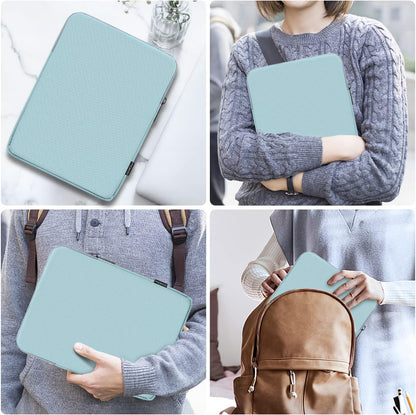 MoKo 7-8 Inch Tablet Sleeve Bag, Polyester Pouch Cover Case Fits iPad mini (A17 Pro) 8.3" 2024, iPad mini 6/5/4/3/2/1, Samsung Galaxy Tab S2 8.0, Tab A 8.0, ZenPad Z8s 7.9,Black