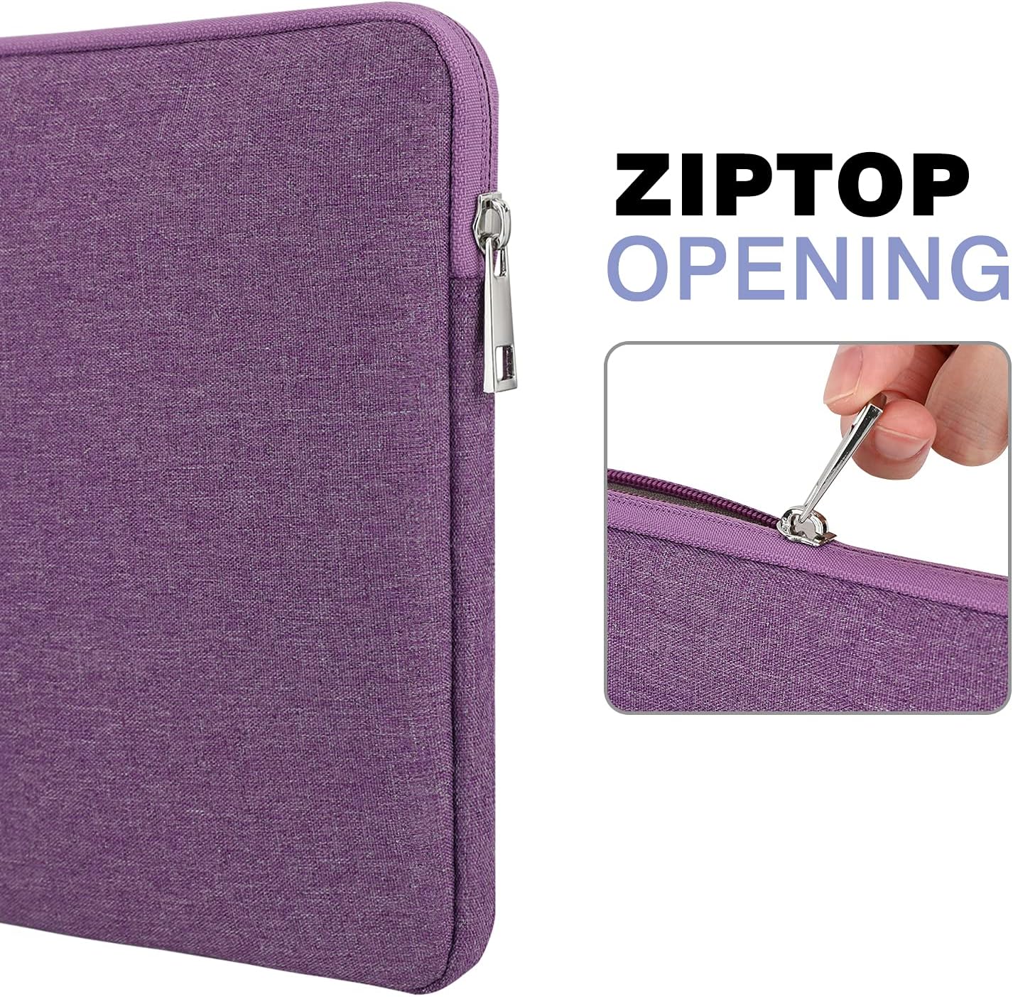 MoKo 9-11 Inch Tablet Sleeve Bag Carrying Case Fits iPad Pro 11 M5/Air M3, iPad A16 2025, i-Pad 10th 10.9, i-Pad 9/8/7th Gen 10.2, iPadAir 5/4th 10.9, Tab S8 11"/Tab A 10.1,Cloudy Pink