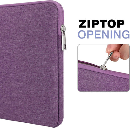 MoKo 9-11 Inch Tablet Sleeve Bag Carrying Case Fits iPad Pro 11 M5/Air M3, iPad A16 2025, i-Pad 10th 10.9, i-Pad 9/8/7th Gen 10.2, iPadAir 5/4th 10.9, Tab S8 11"/Tab A 10.1,Cloudy Pink