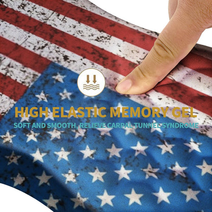 Hokafenle Ergonomic Mouse Pad Wrist Support with Massage Design, Wrist Rest Pain Relief Mousepad with Memory Foam&Non-Slip PU Base, Mouse Pads for Wireless Mouse & Desk (12x8 inch,Black)