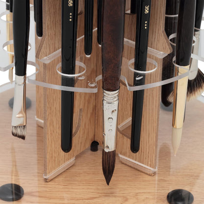 HG Art Concepts Mezzo Artist Drawing Rack - Wood Grain Laminate Multi Layer Desk Stand Professional Storage Display Organizer for Pens, Pencils, Drafting and all other Drawing Tools