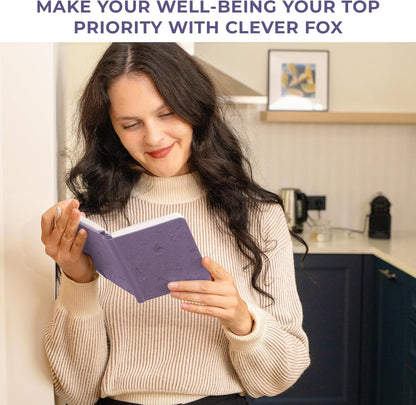 Clever Fox Fitness & Food Journal – Nutrition & Workout Planner for Women & Men – Diet & Gym Exercise Log Book with Calendars, Diet & Training Trackers - Undated, A5 Size, Hardcover (Forest Green)