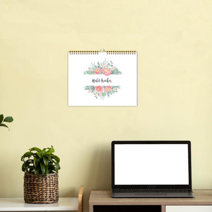 Habit Tracker Calendar，12 Monthly Habit Tracker Journal with Spiral Binding,Undated Weekly Monthly Planner to Boost Productivity&Self Improvement, 8"x10"（Green)